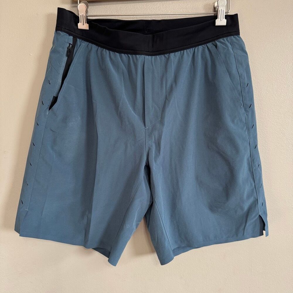Ten Thousand men’s slate blue Interval Short w/ brief size large